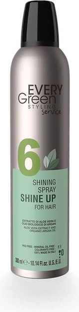 Spray për shkëlqim flokësh Every Green Shine Up Hair Gloss Spray unisex 300ml