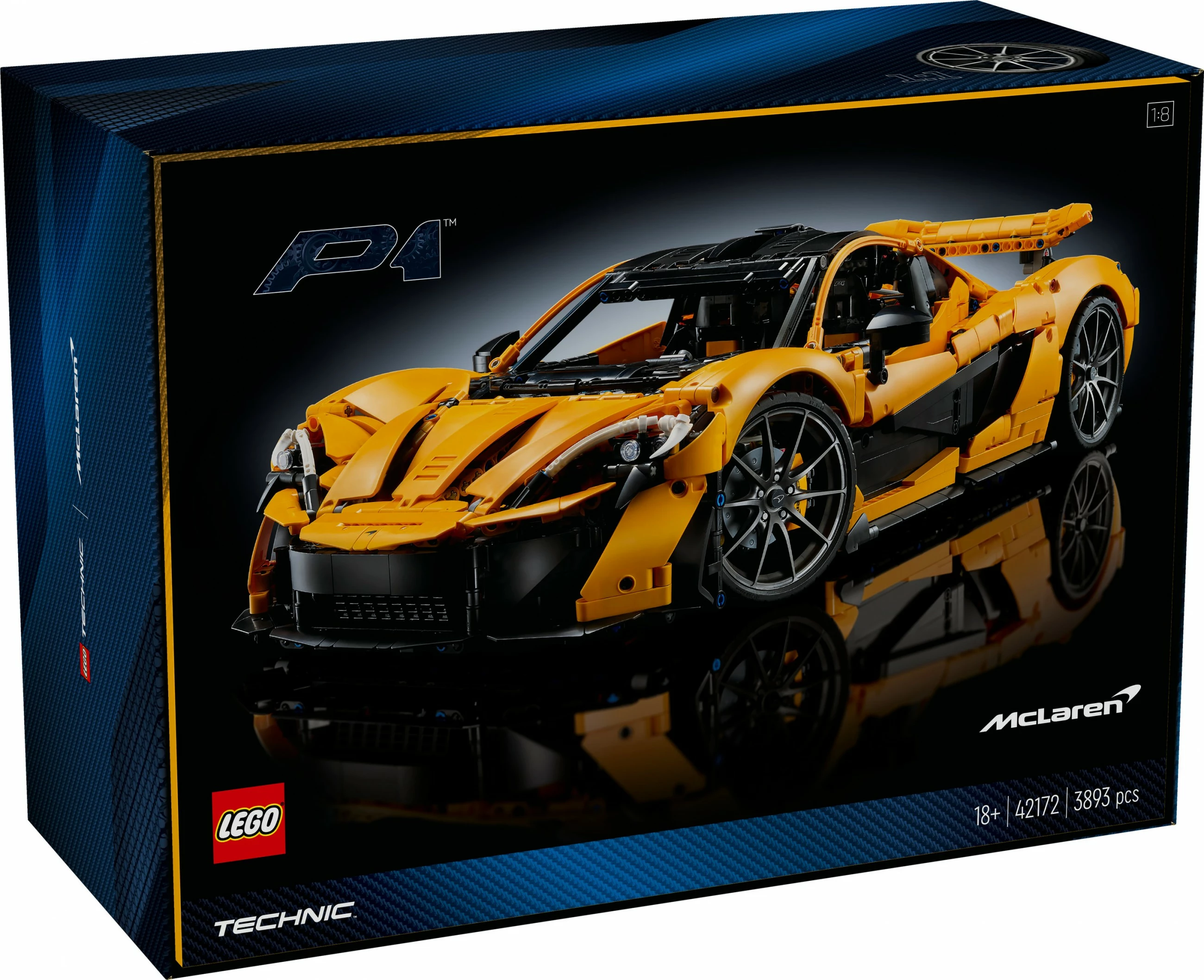 Set ndërtimi LEGO McLaren P1, 3893 pjesë, shumëngjyrësh
