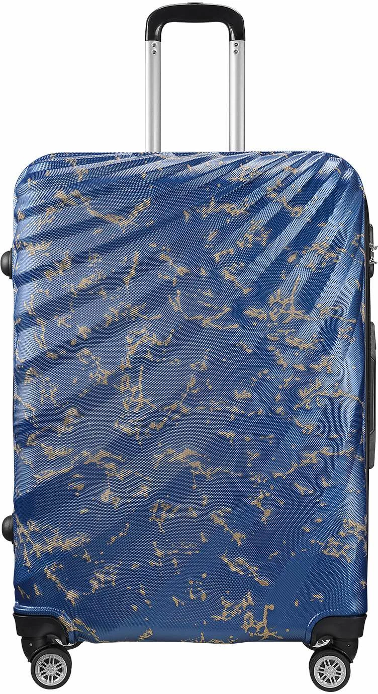 Valixhe udhëtimi Zoozie Bags, Wexta Wx-300, e madhe, ngjyrë kaltër, me printim