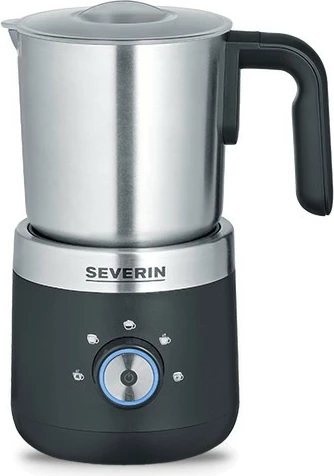 Rrahëse qumështi Severin 3588, elektrike dore, 0.3L, inox, e zezë/argjendtë