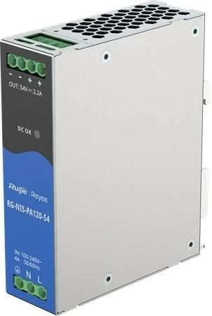 Furnizues energjie Ruijie RG-NIS-PA120-54 për switch rrjeti, 54V, 2.2A, Zi