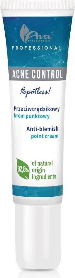 Krem për njolla për femra Ava Laboratorium Acne Control Professional Spot Treatment, 15ml