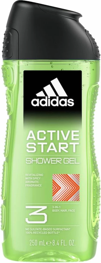 Xhel dushi për meshkuj Adidas Active Start 250ml