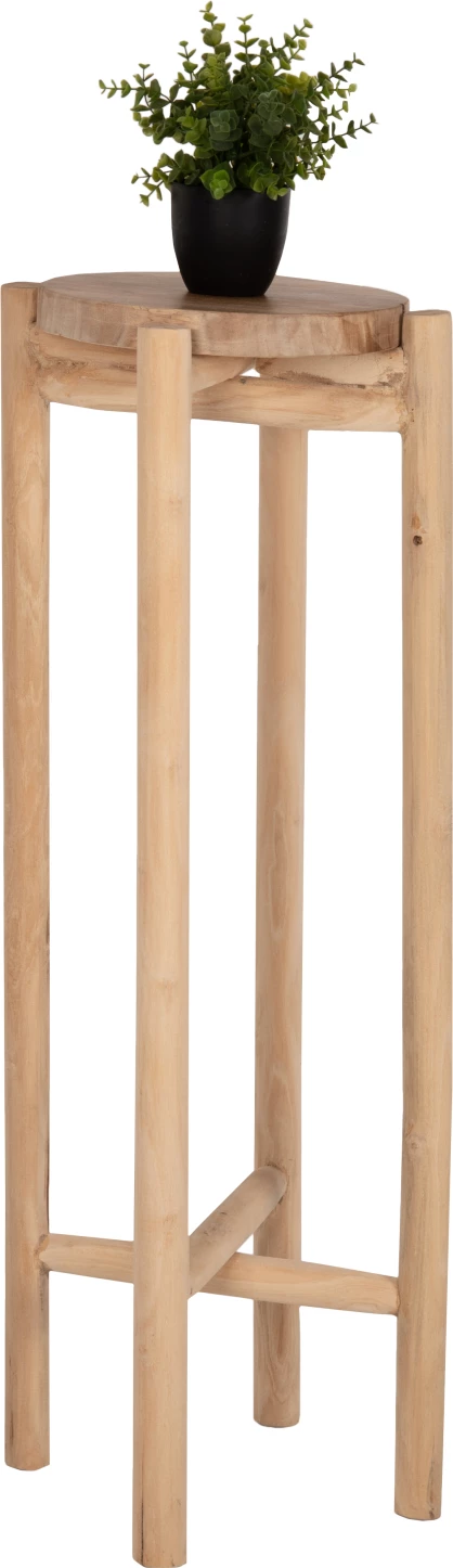 Piedestal për lule HOVER FH7936 dru teak ngjyrë natyrale Φ30x100H cm