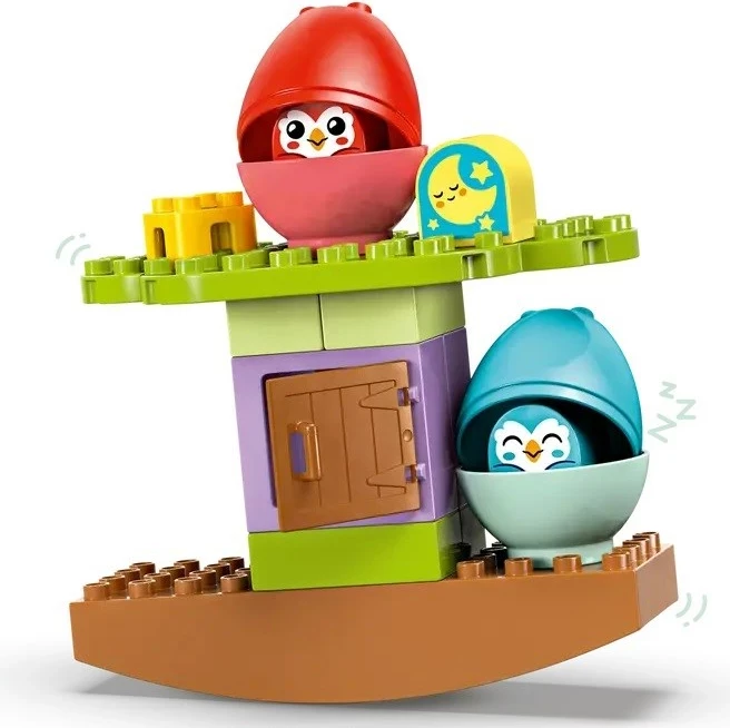 Set LEGO DUPLO 10440, Balancing and Stacking Tree, për fëmijë 1.5+ vjeç