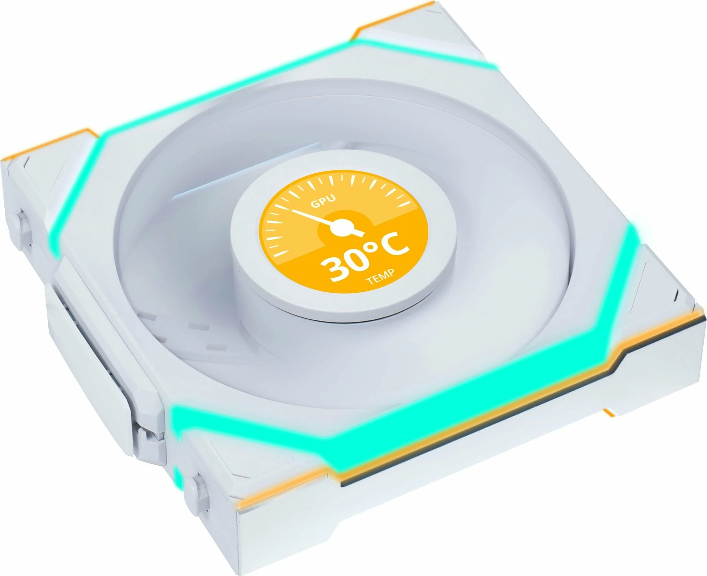 Ventilator PC Lian Li UNI FAN SL Wireless LCD 120mm ARGB 12SLLCD1W1W, 1 copë, i bardhë