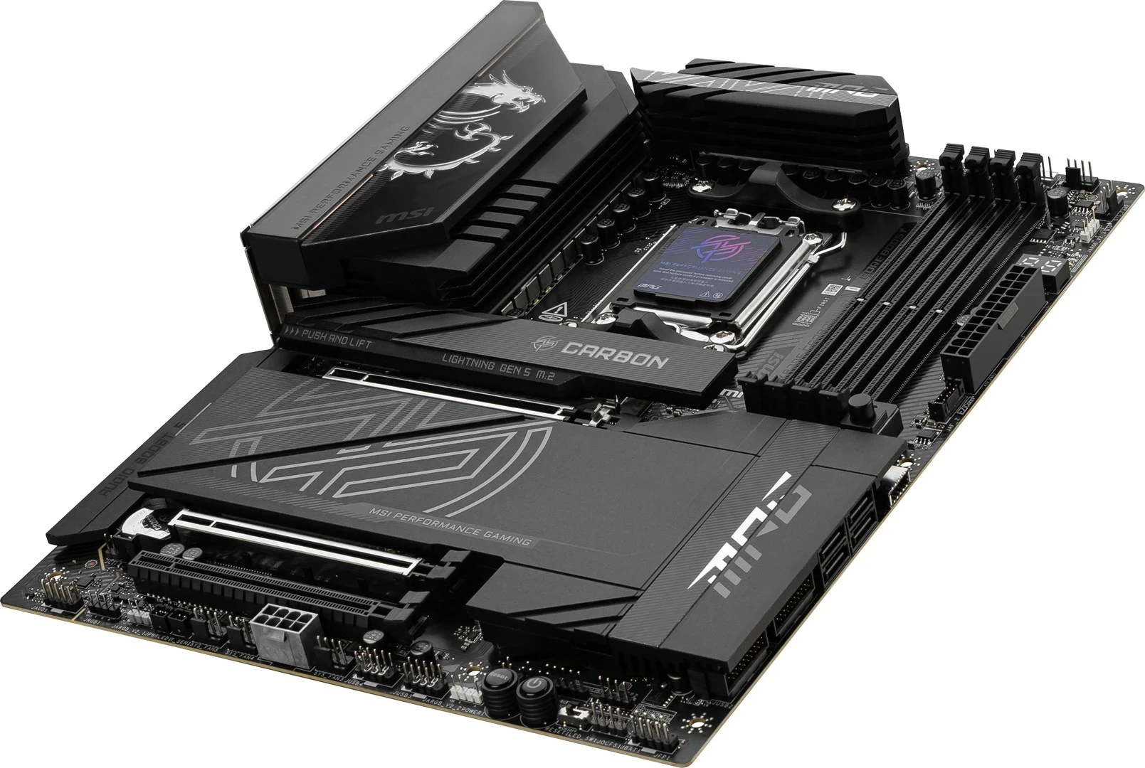Pllakë amë MSI MPG X870E CARBON WIFI, Socket AM5, ATX, E zezë