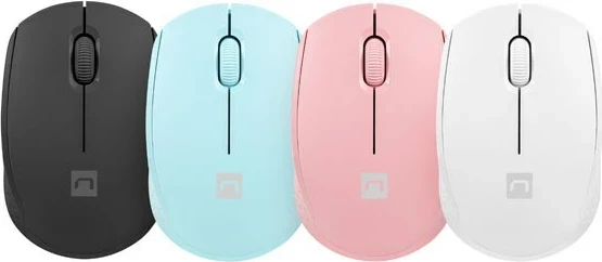 Maus NATEC STORK, Bluetooth + USB Type-A, 1600 DPI, Rozë