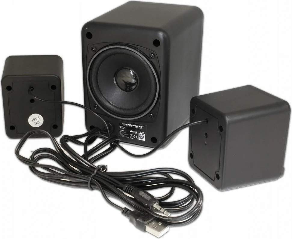 Altoparlante Esperanza EP153,  6 W, të zi