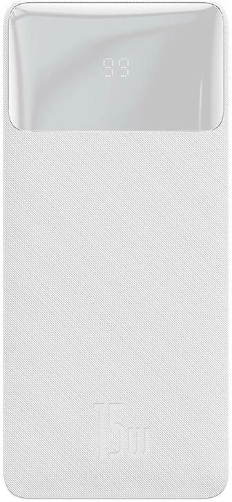 Powerbank Baseus Bipow 30000mAh, 15W, e bardhë