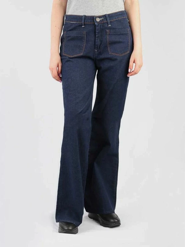 Pantallona Wrangler femra, indigo