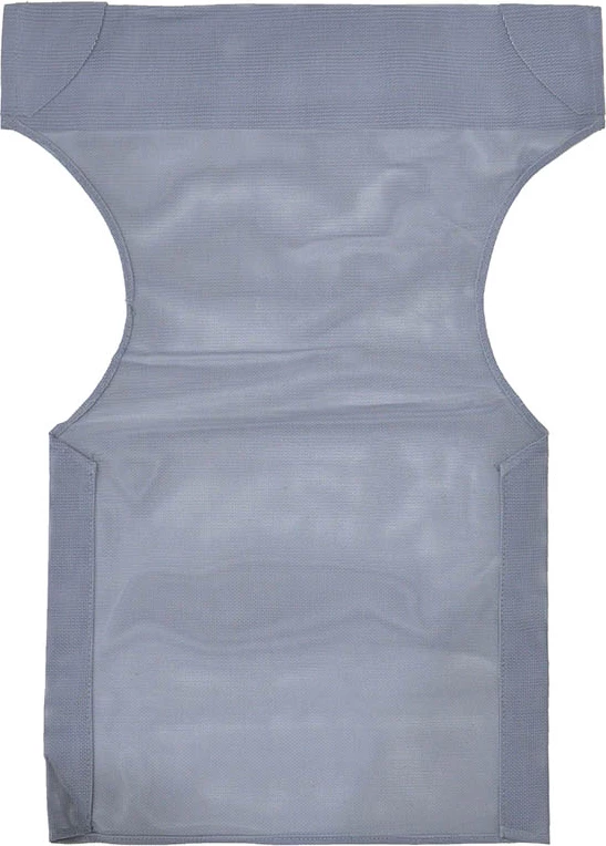 Pëlhurë perforuar për karrige regjisori, ngjyrë gri,, 45/57x1x78.5 cm