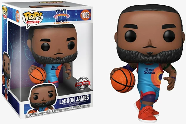 Figurinë koleksionuese Funko POP! Movies Space Jam 2 LeBron James #10, vinyl