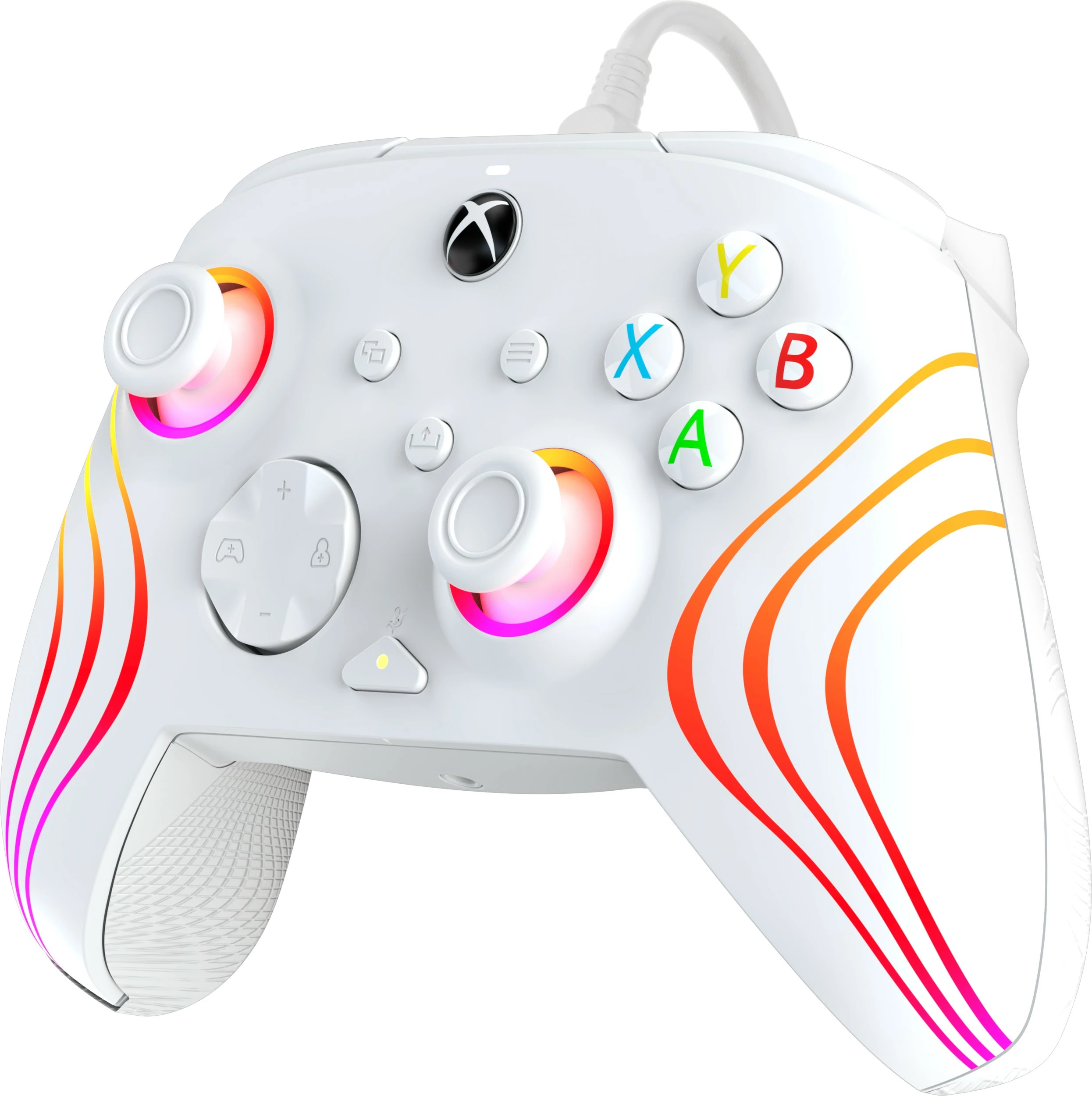 Gamepad PDP Afterglow Wave, Xbox Series X|S, PC, i bardhë
