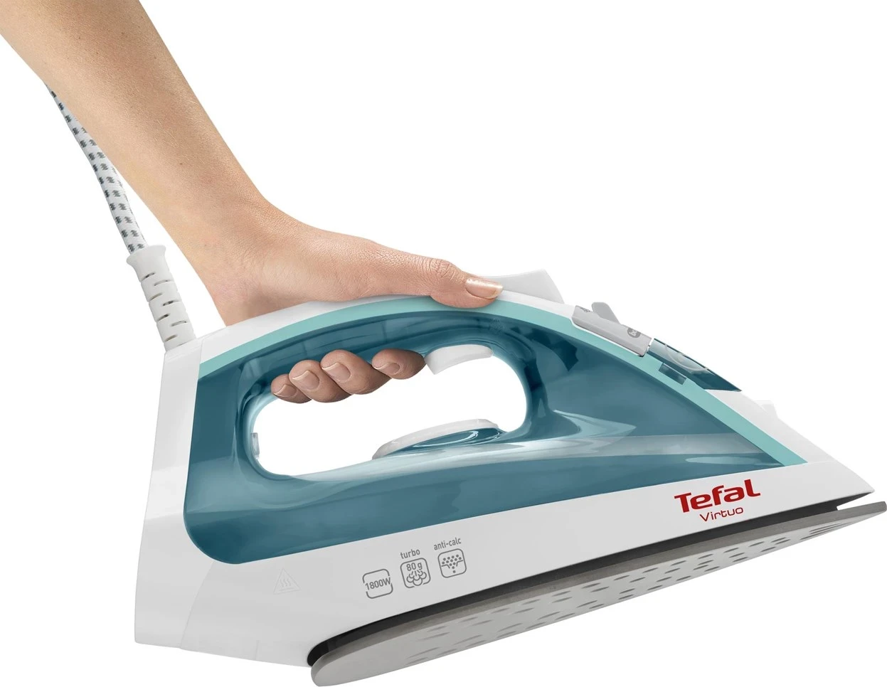 Hekur për hekurosje Tefal  Virtuo FV1710, 1800W, i bardhë