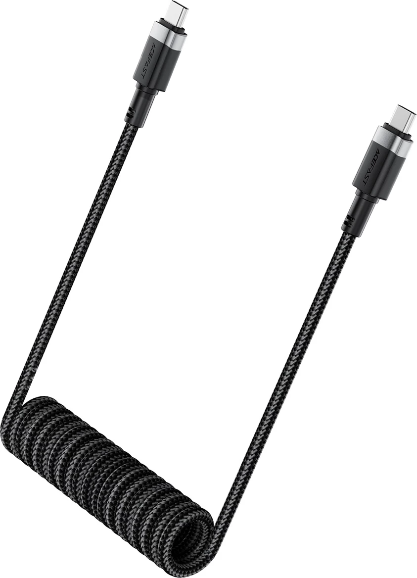 Kabllo USB-C në USB-C Acefast C14-03, 1.2m, 3A, 480Mb/s, e zezë