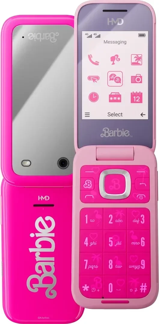 Celular HMD Barbie Phone TA-1681, 128MB, 64MB RAM, rozë