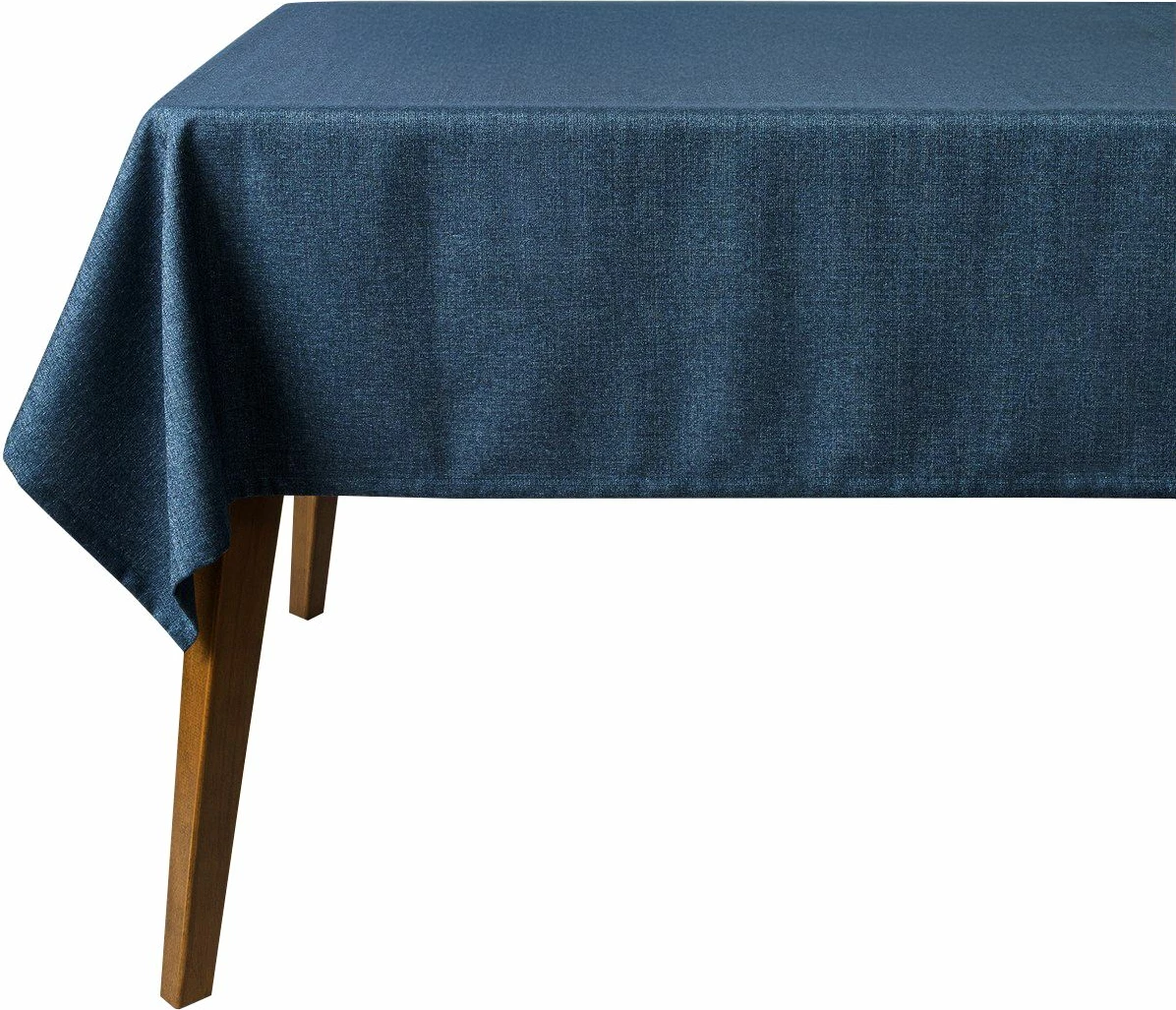 Mbulesë tavoline Hermia, ngjyrë e kaltër e errët, 150x300cm