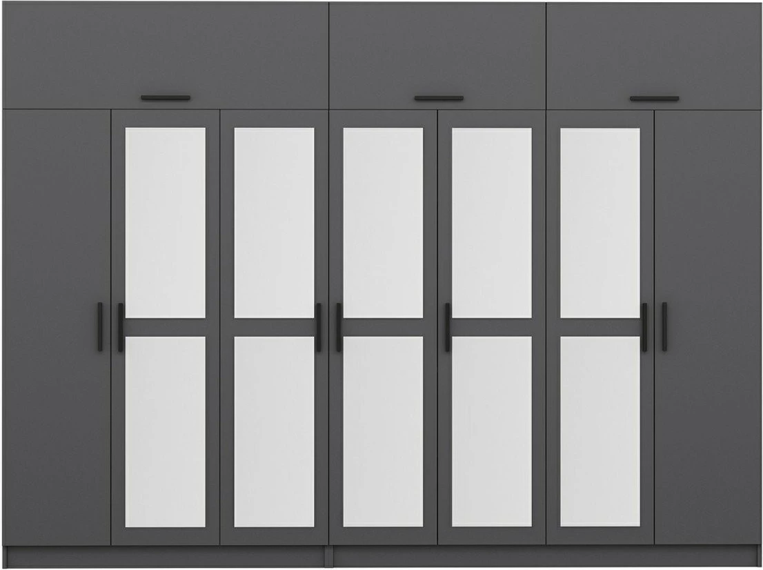 Dollap Skye Decor, ngjyrë antracit, 5284