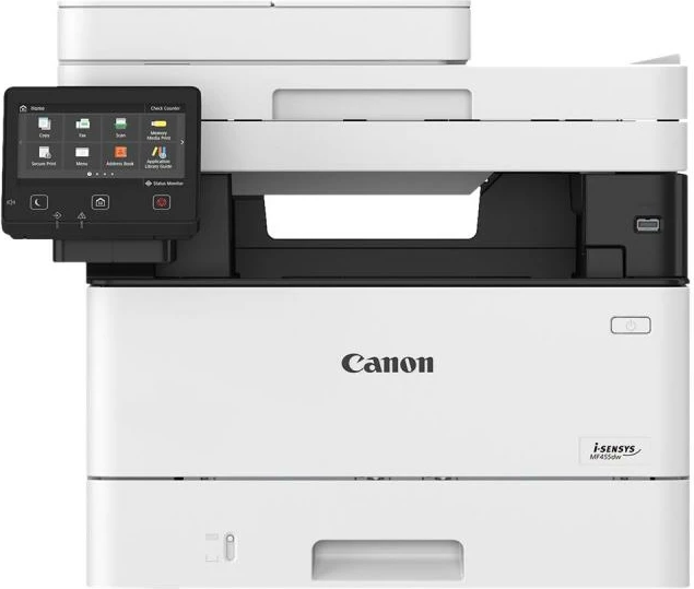 Printer multifunksional lazer, Canon i-SENSYS MF455dw (5161C006), 38–42 ppm, rrjetë 1000 Mbps, bardhë/zezë