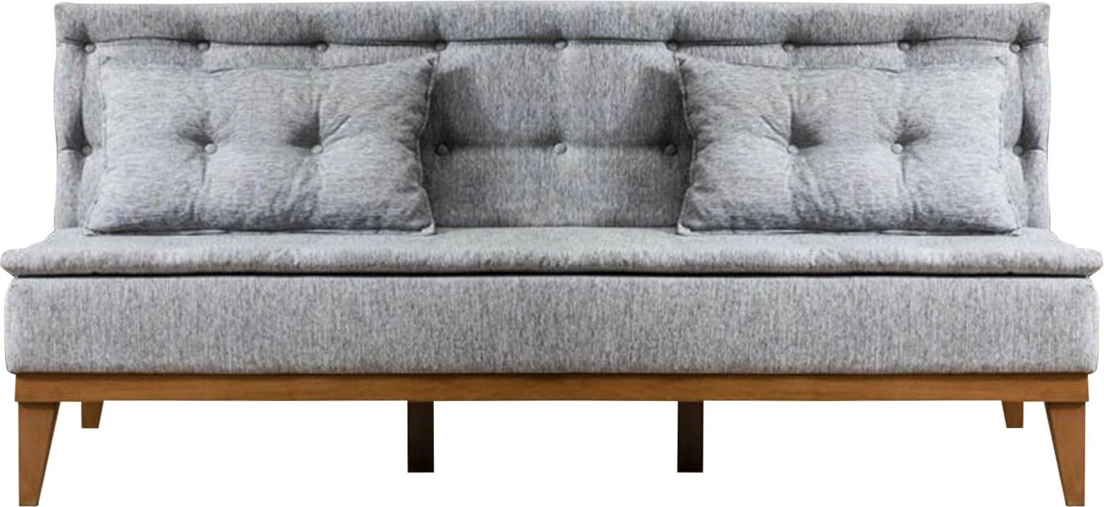 Divan 3-vendësh, shtrat, Atelier del Sofa, ngjyrë gri, Fuoco