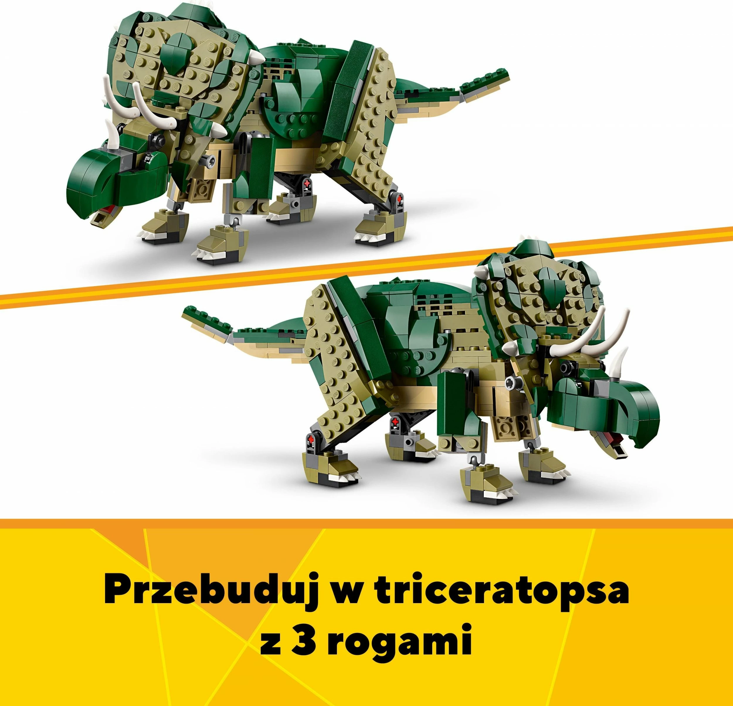 Set ndërtimi LEGO Creator 3-në-1 Tyrannosaurus 31151, 626 copë