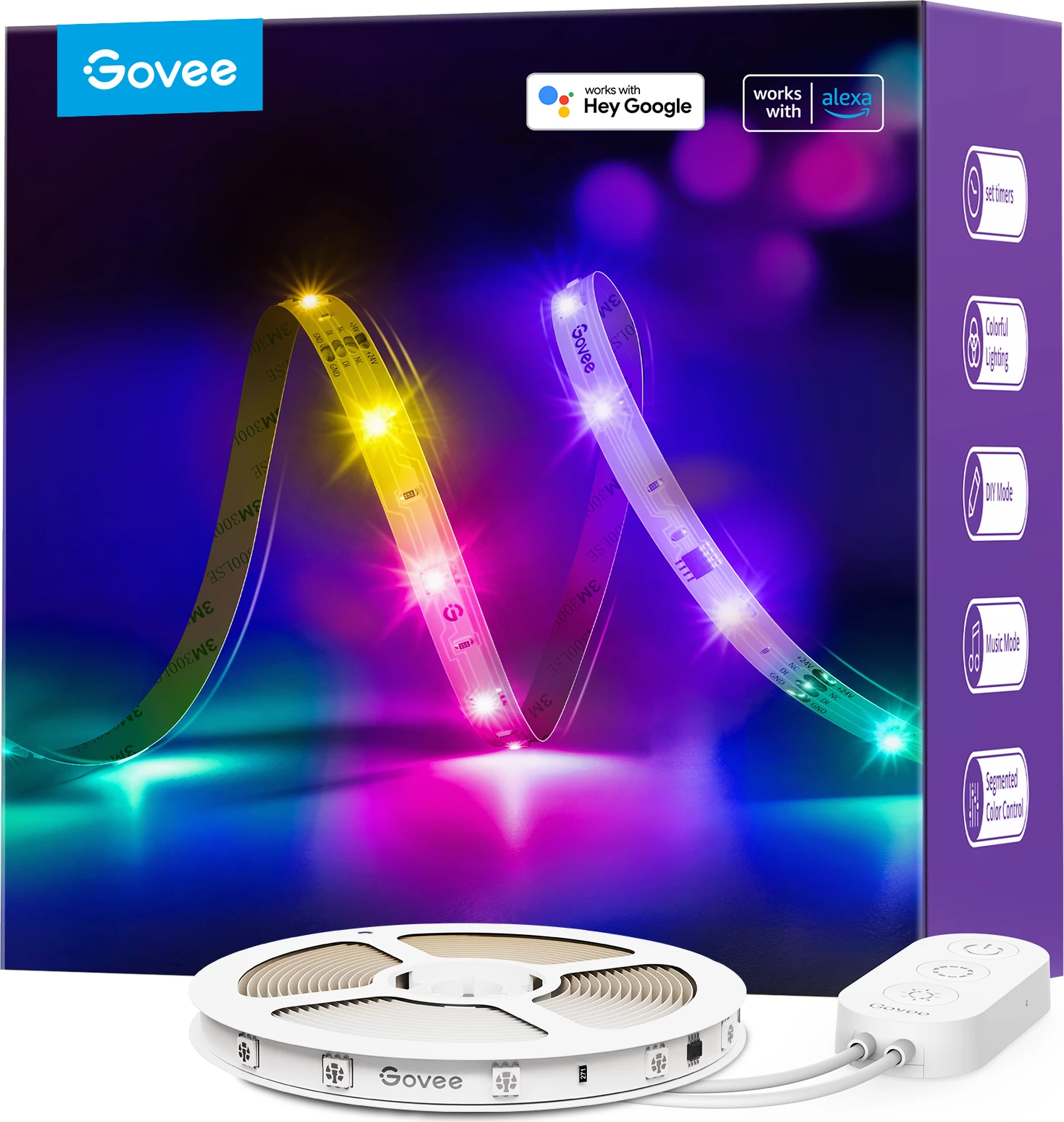 Shirit LED Govee RGBIC Basic 5 m, Wi‑Fi + Bluetooth