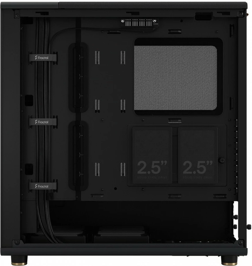 Kasë Fractal Design North Charcoal Black FD-C-NOR1C-01, ATX/mATX/ITX, e zezë