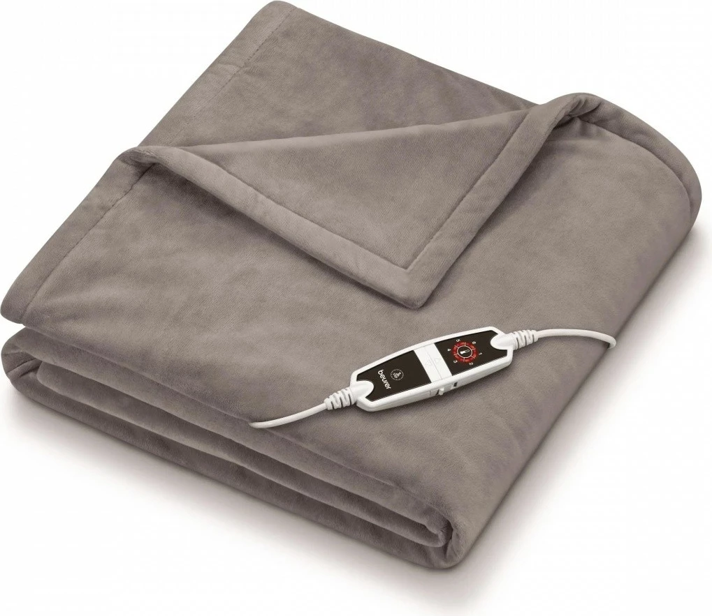 Batanije elektrike Beurer HD150 XXL Cosy, 200x150 cm, 6 nivele, Taupe