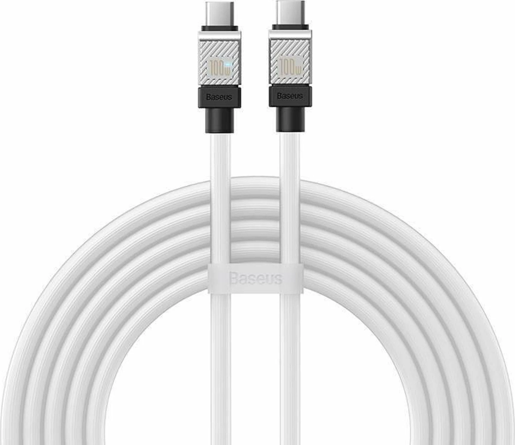 Kabl USB-C Baseus CAKW000302 USB-C në USB-C 2 m 100 W 480 Mbps i zi