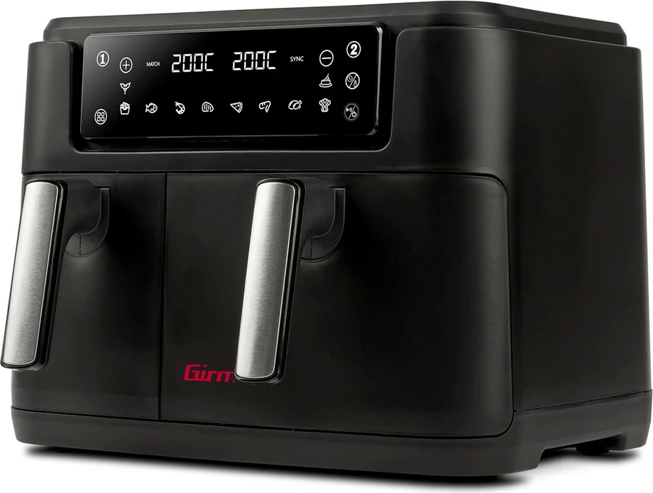 Fritezë me ajër të nxehtë Girmi FG26, e zezë, me prekje, 2400 W