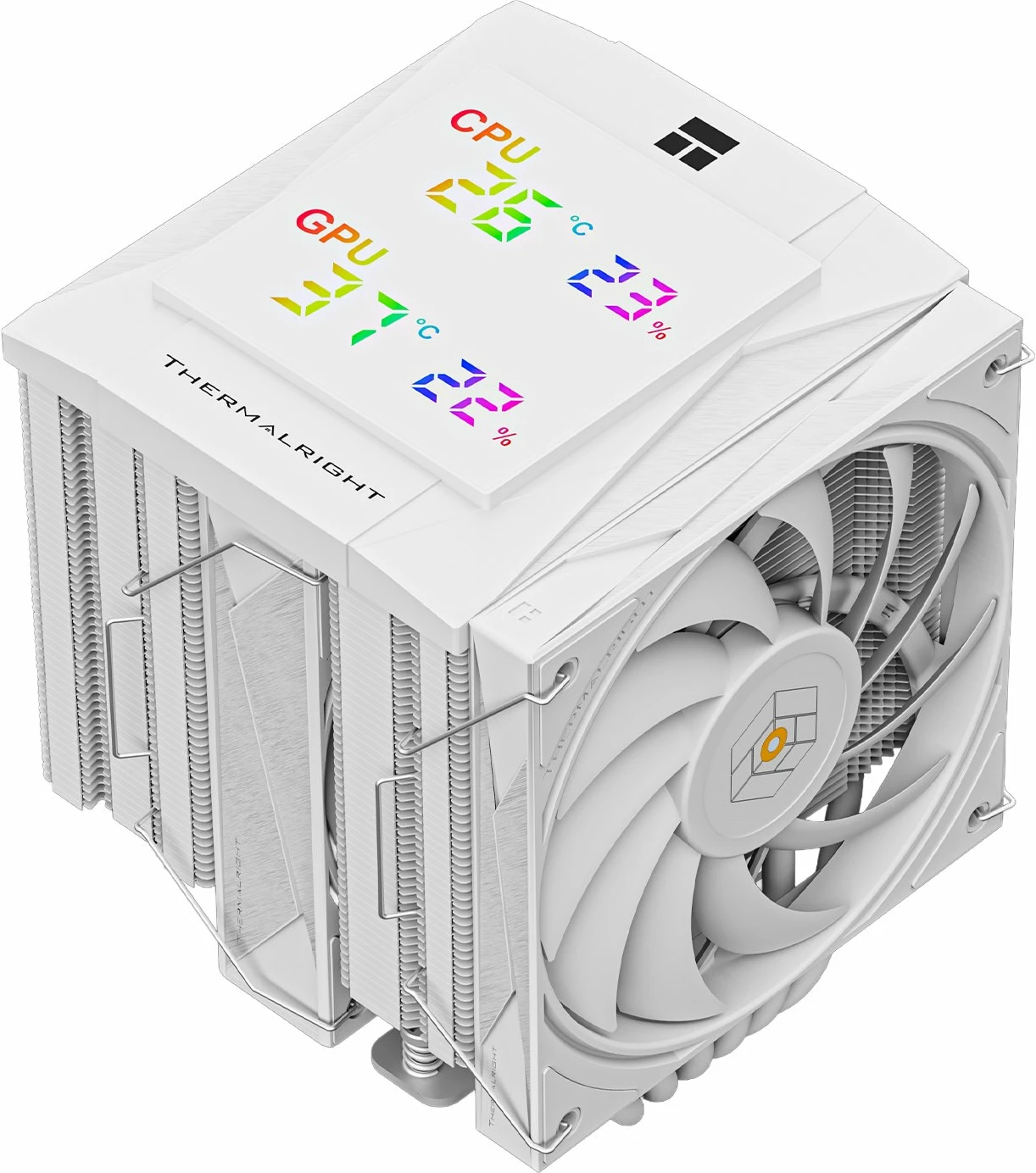 Ftohës CPU Thermalright Royal Knight 120 Digital, 2x120mm, LCD, i bardhë