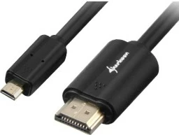 Kabllo HDMI në micro HDMI Sharkoon 1.5m, e zezë