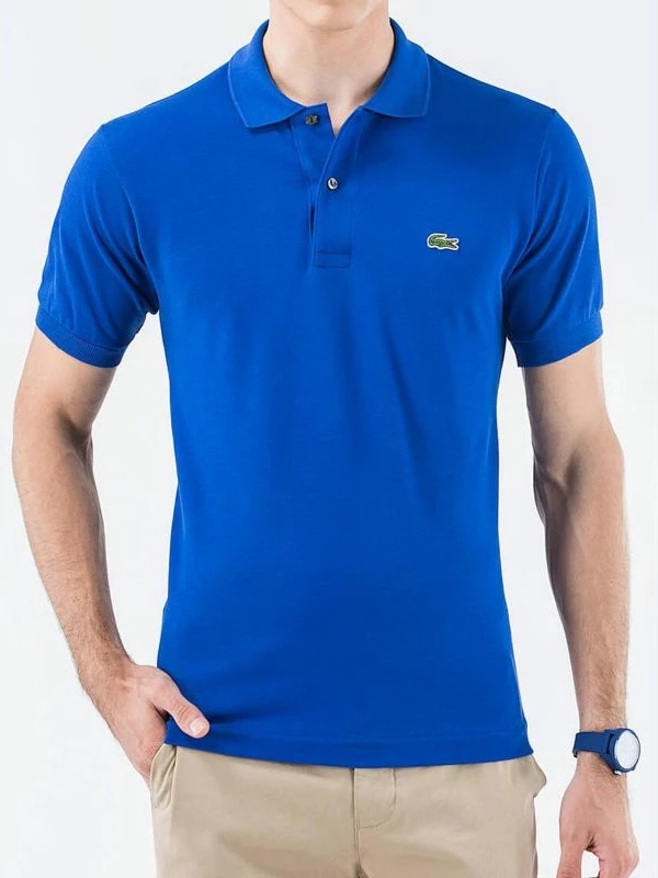 Polo maicë Lacoste për meshkuj, blu