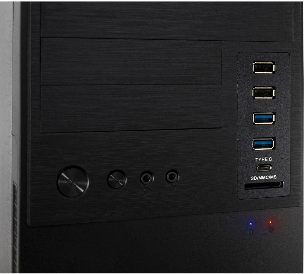 Kasë Inter-Tech IT-6865, Micro Tower, PC, e zezë