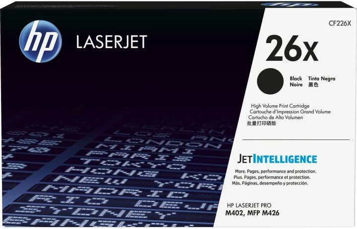 Toner HP 26X CF226X rendiment 9000 faqe i zi