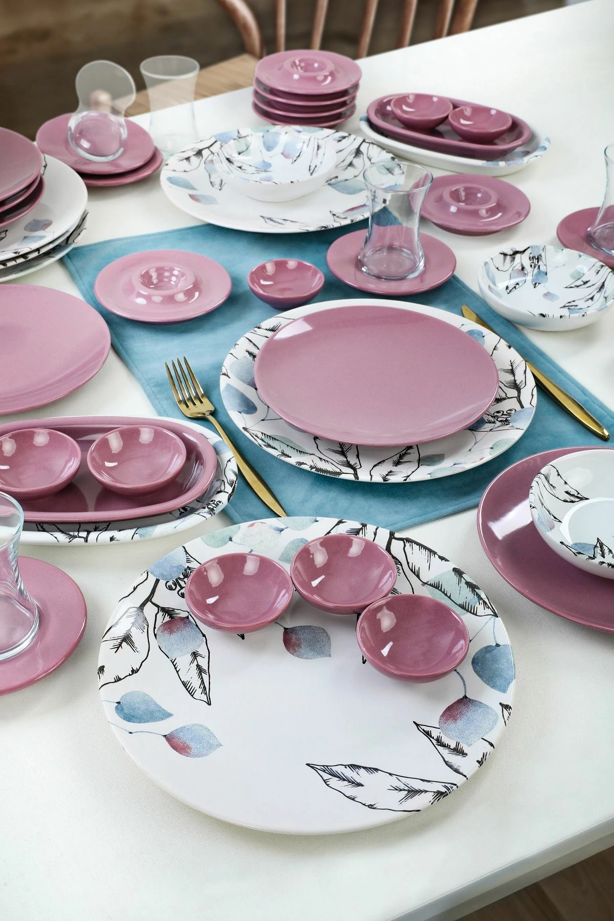 Set mëngjesi 50 pjesësh, Hermia Concept, TV087050F3X2AJ47100MAP0300