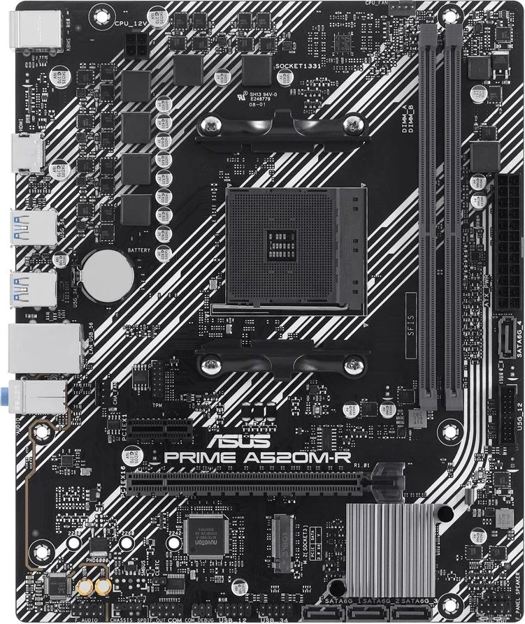 Pllakë amë ASUS PRIME A520M-R, Socket AM4, micro ATX