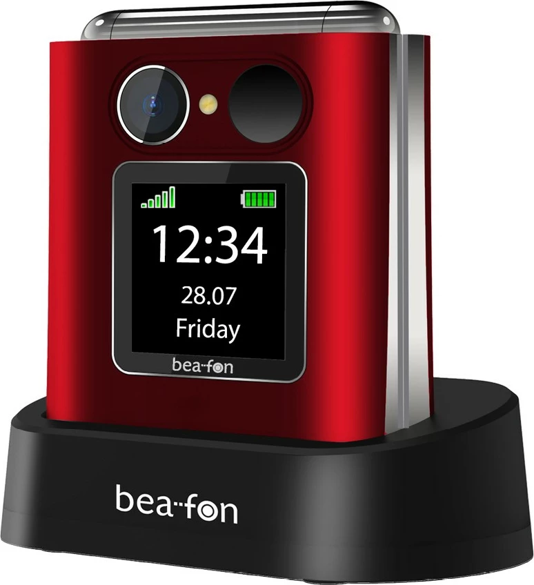 Celular bea-fon Fold 10 LTE, i kuq