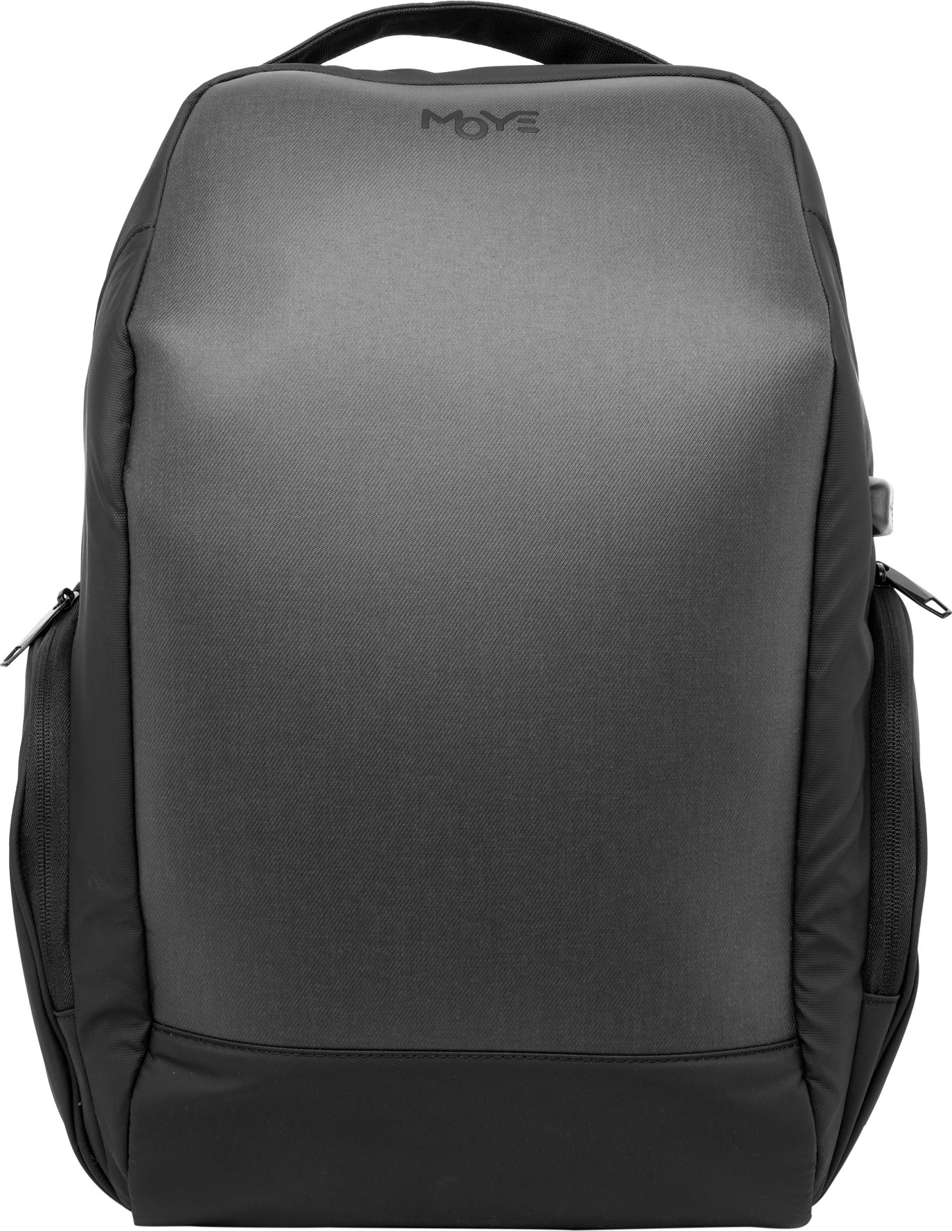 Çantë shpine MOYE Trailblazer Praga për laptop 15.6\", 20-39 L, me portë USB, anti-vjedhje, e zezë