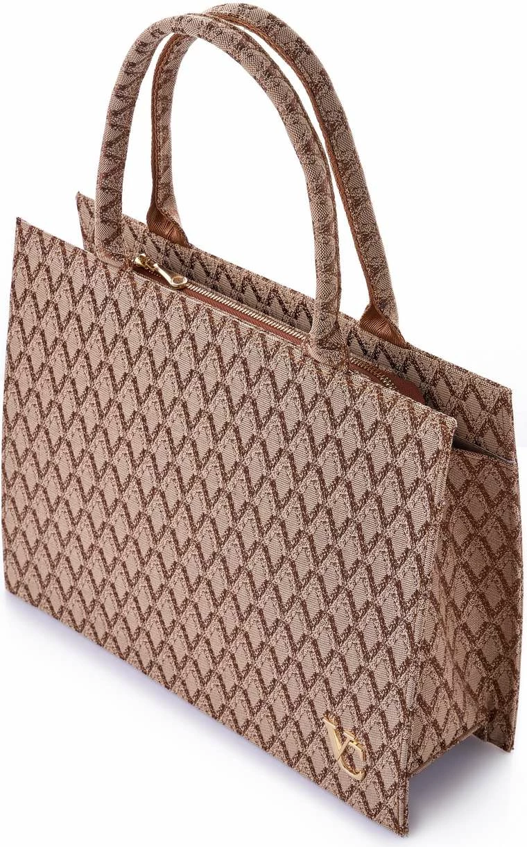 Tote bag Vince Camuto, Caserta, ngjyrë mink