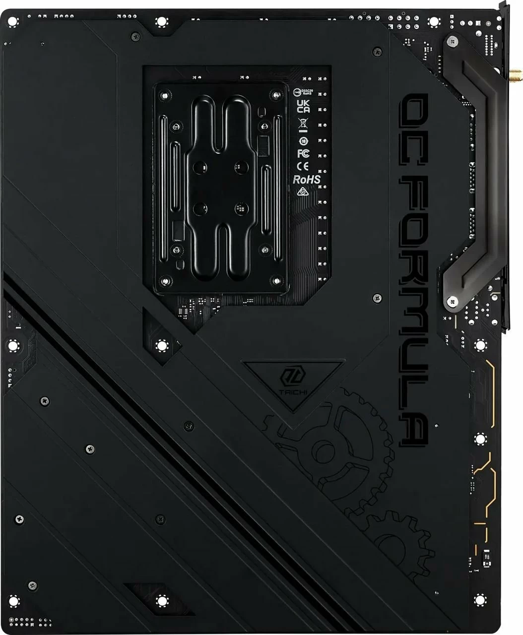 Pllakë amë ASRock X870E Taichi OCF, AM5, ATX, DDR5 128GB, Wi‑Fi 7, e zezë me detaje ari