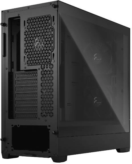 Kasë Fractal Design Pop Silent Black TG Clear Tint, Midi Tower, ATX, xham i temperuar, e zezë