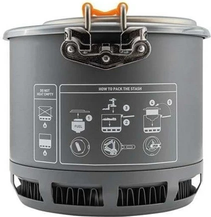 Sistem portativ për gatim Jetboil Stash, 800 ml, Metalik