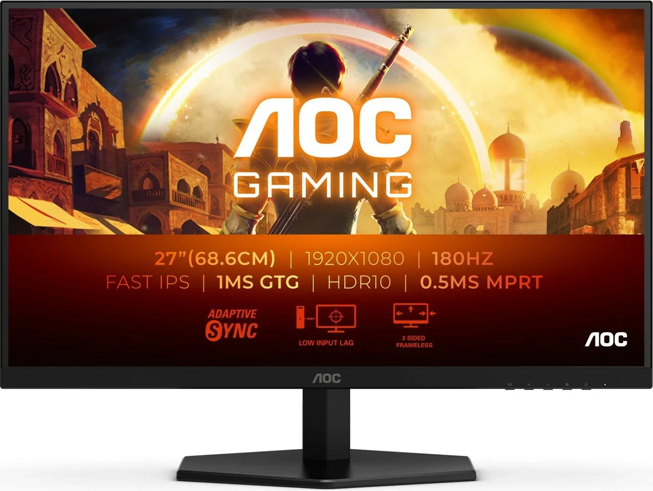 Monitor gaming AOC 27G42E, 27", Full HD, 180 Hz, i zi