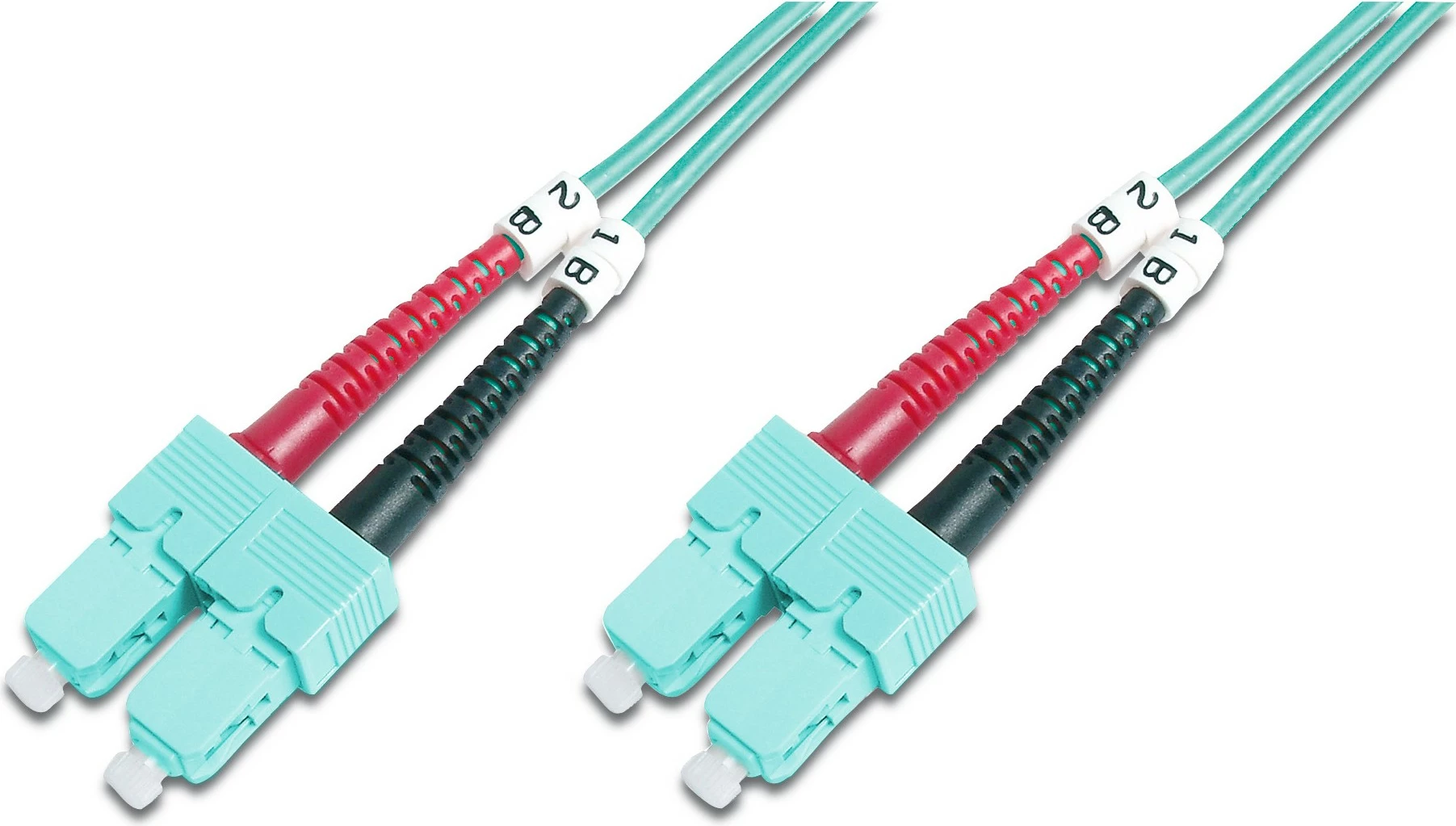 Kabëll optik Digitus OM3 SC/SC 2m aqua