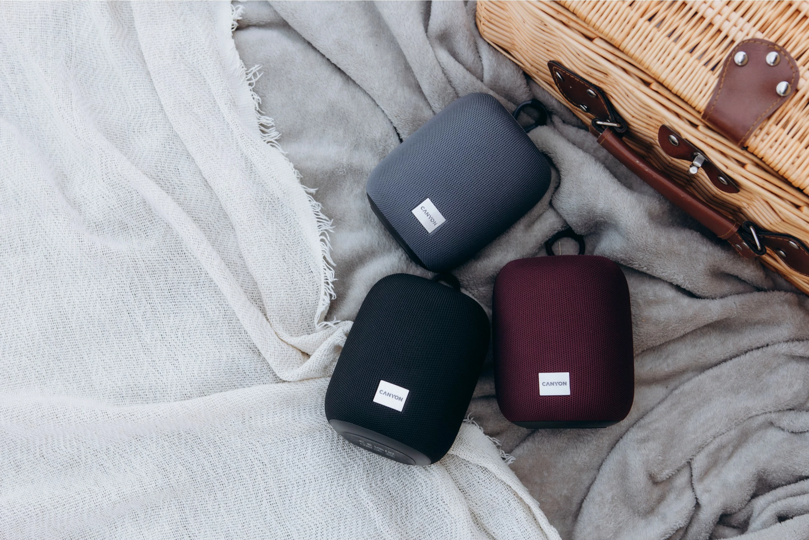 Altoparlant portativ Canyon BSP-8, 10W, Bluetooth, USB Type-C, burgundy