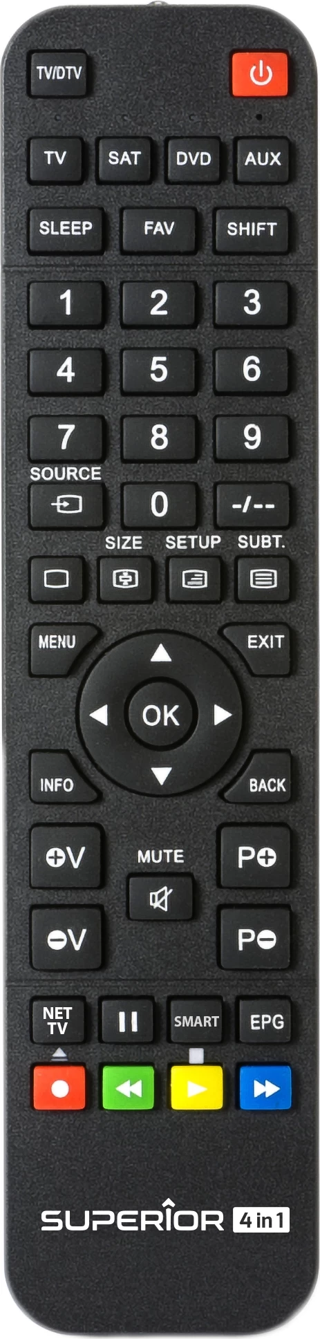 Telekomandë universale Superior 4 në 1