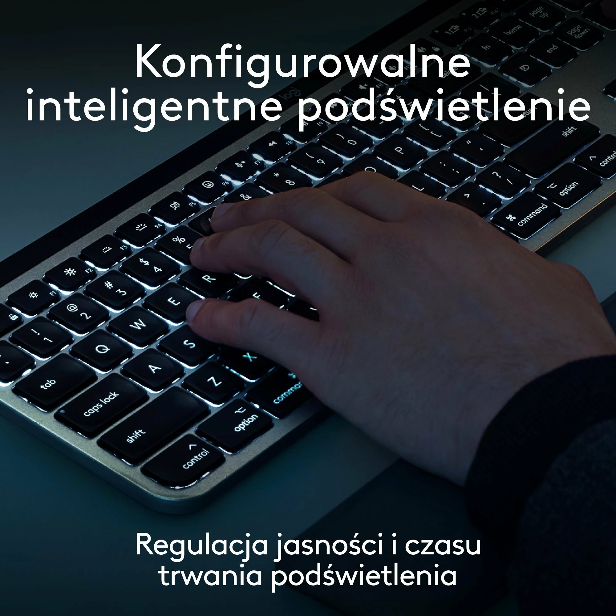 Set tastierë + Maus Logitech MX Keys S Combo for Mac 920-012845, Bluetooth, US INTL, me numpad, i zi, me palm rest