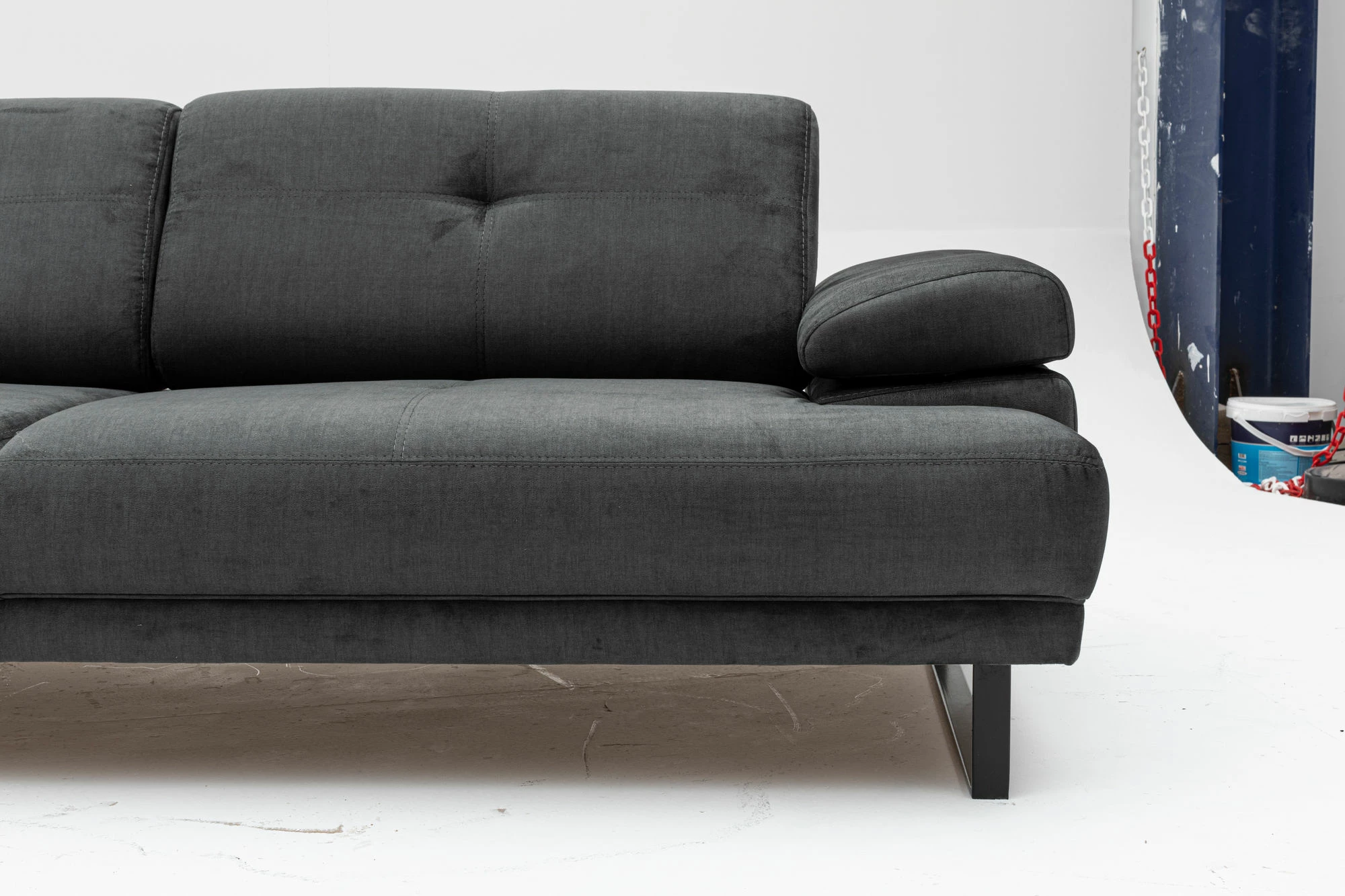 Divan-krevat 3 vendësh, Atelier del Sofa, Mustang, antracit